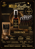 SEBOKENG GOLD ROOIBOS TEA AND HAIRLINE SOLUTION SERUM