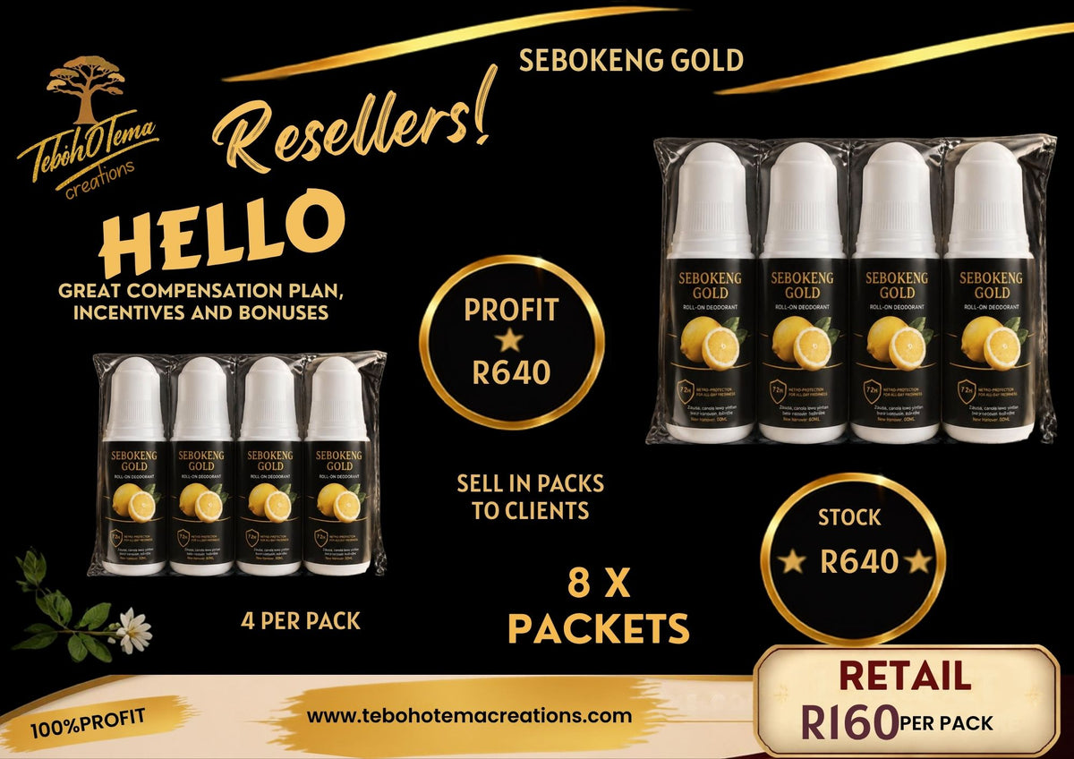SEBOKENG GOLD ROLL-ON DEODORANT