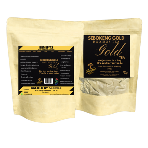 Sebokeng Gold Rooibos Tea – Pure South African Wellness