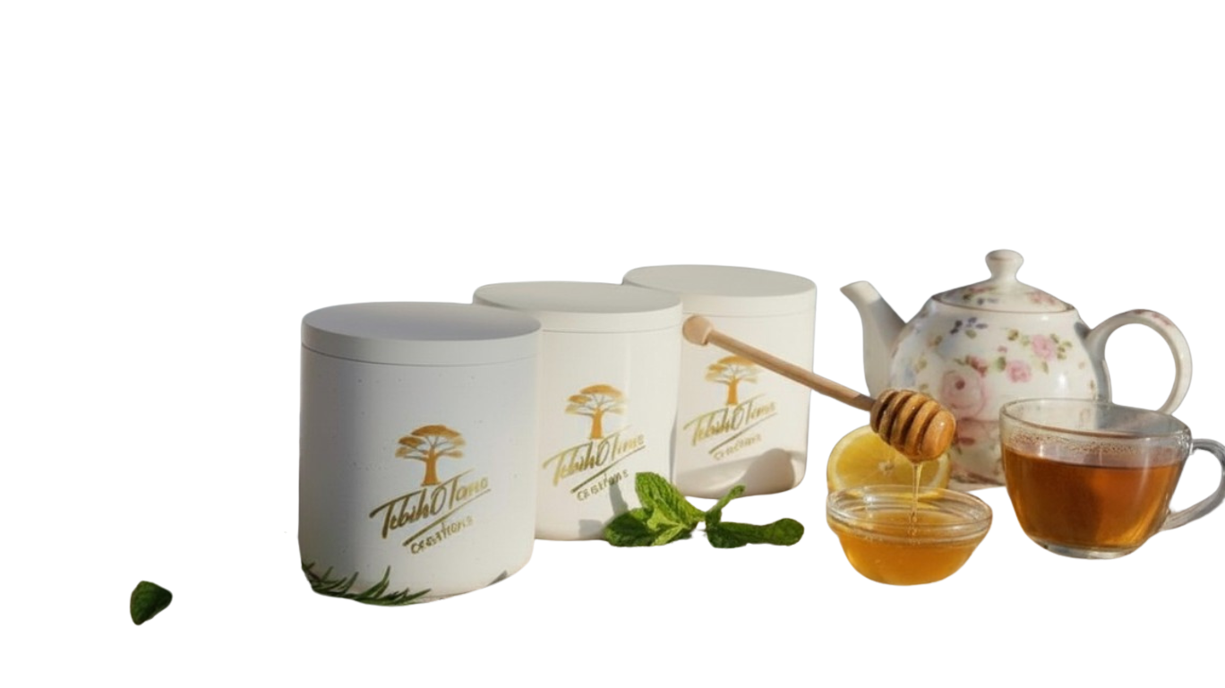 UnBreakable Teboho Tema White Amor Stoneware  Canisters (Set of 3) X 4